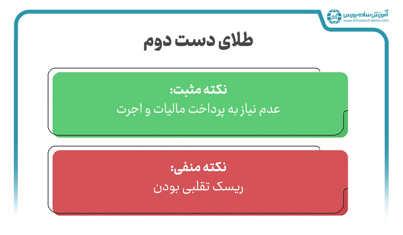 طلای دست دوم یا بدون اجرت